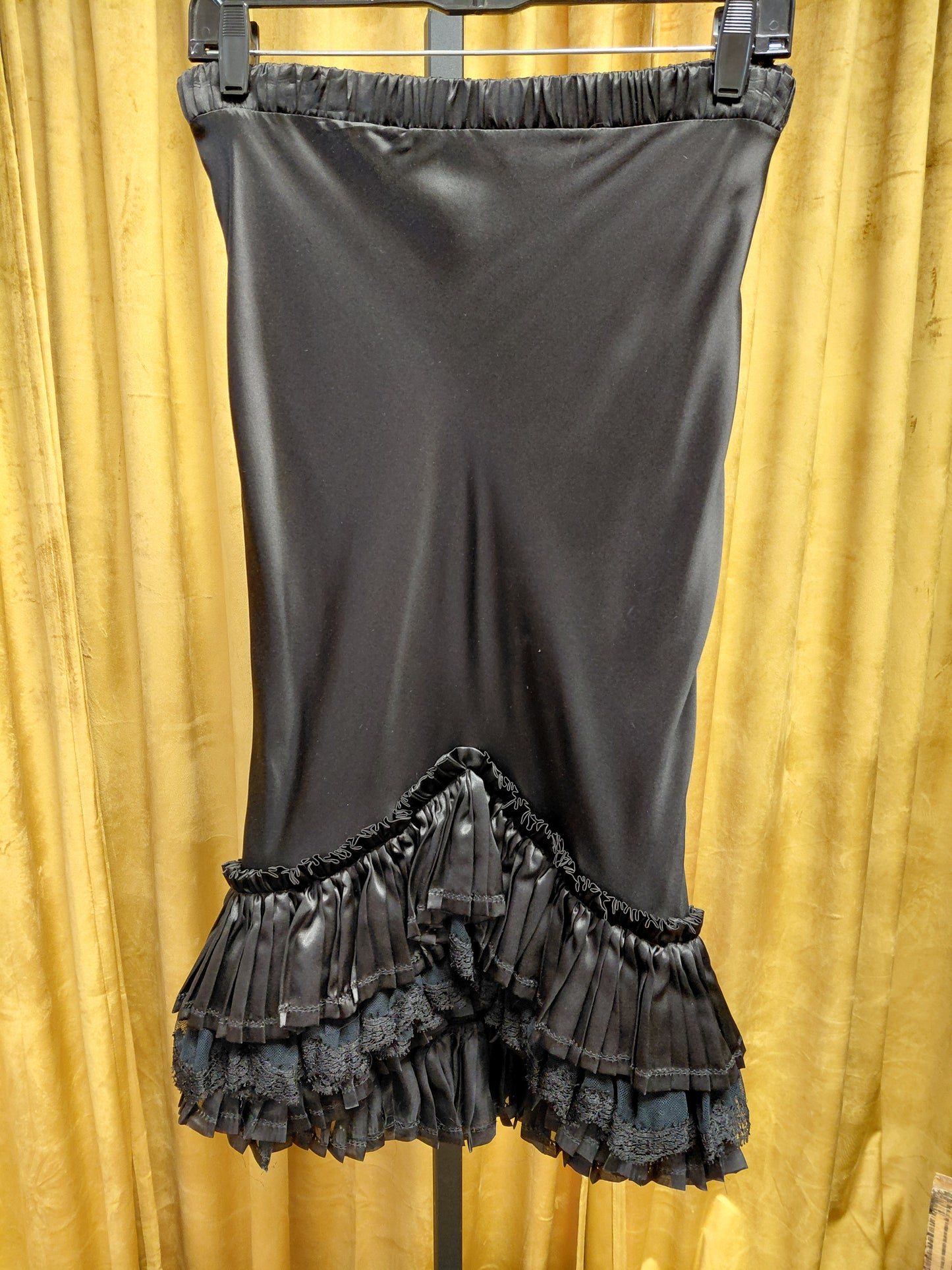 Roberto Cavalli NWT Ruffle Trim Silk Skirt