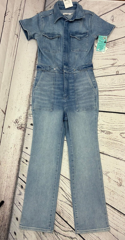 Good American S NWT Zip Up Denim Boiler Suit
