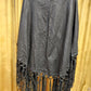 Tasha Polizzi NWT Fringed Open Front Shawl
