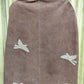 Zip Up Genuine Leather Poncho, Daisy Design